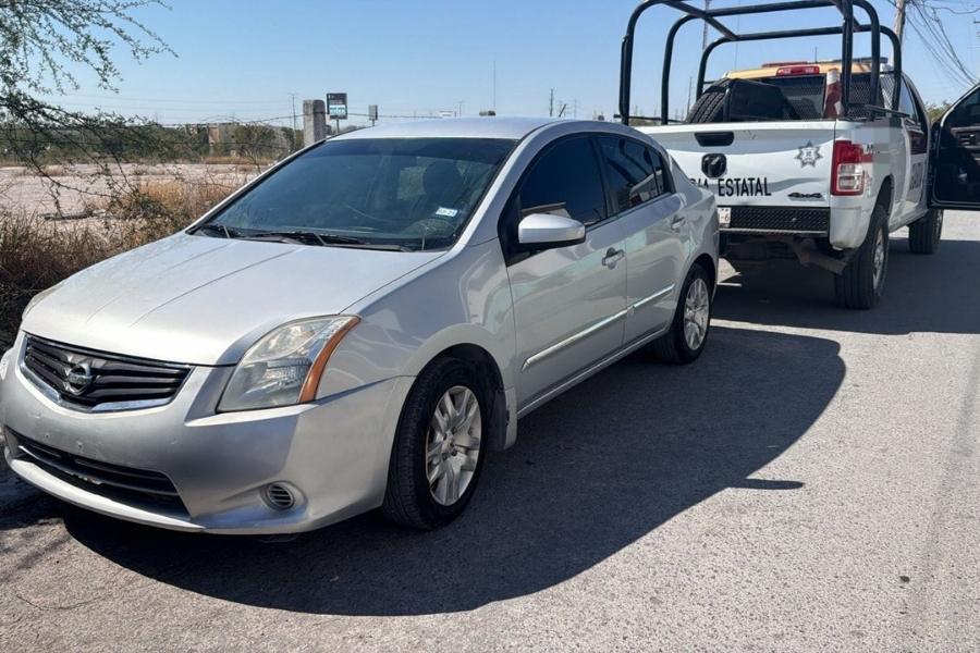 vehículo con reporte de robo en Reynosa