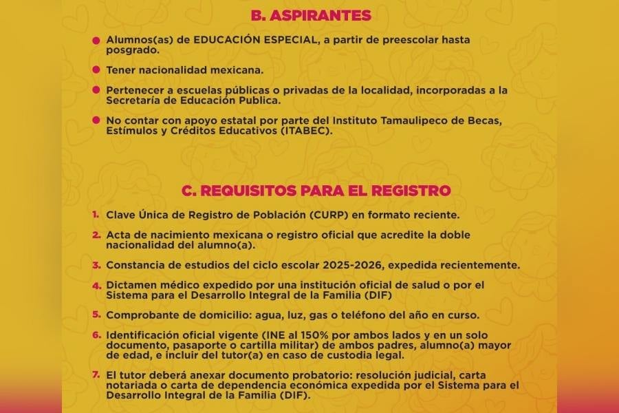 beca educación especial nuevo laredo