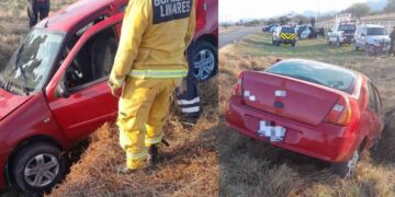 cae en zanja en Linares