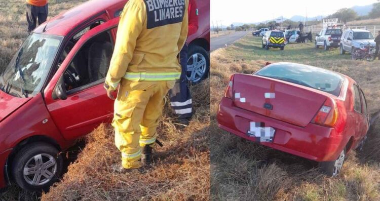 cae en zanja en Linares