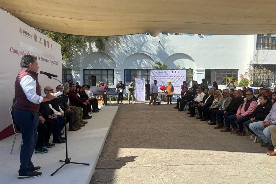 canje de armas 2026 en Ciudad Victoria