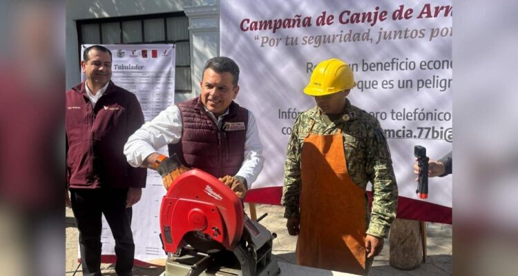 canje de armas 2026 en Ciudad Victoria