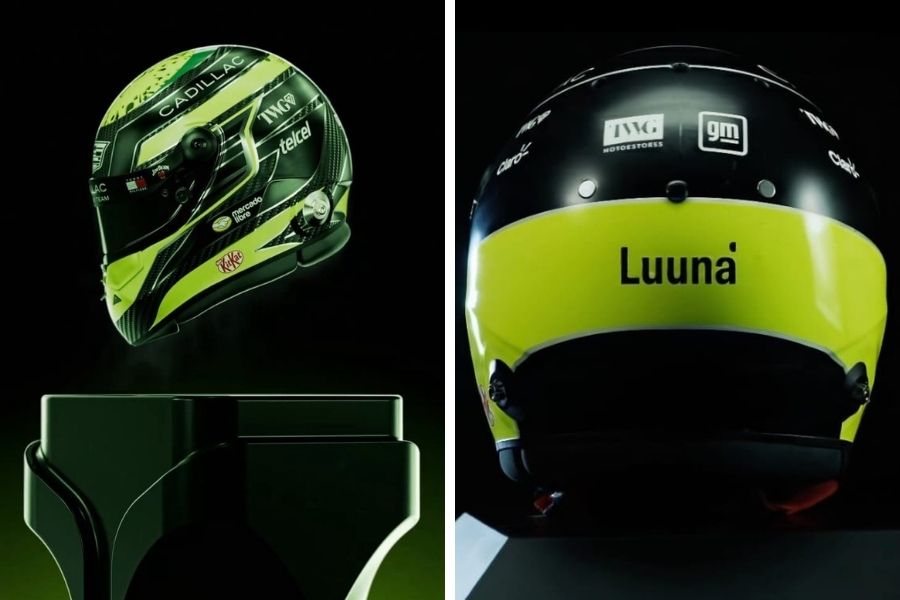 casco Checo Pérez 2026