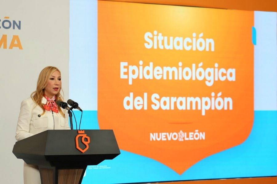 casos de sarampión en Nuevo León