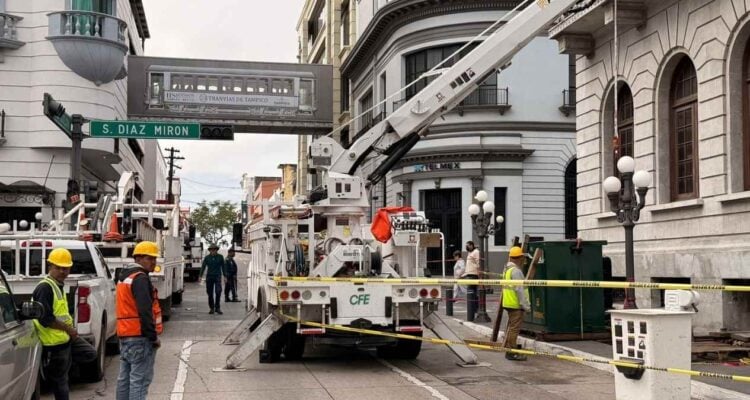CFE suspende luz Tampico