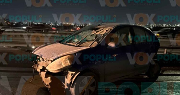 choque con volcadura en Reynosa