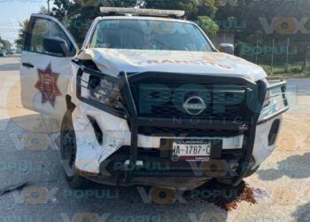 choque de patrulla tránsito Altamira