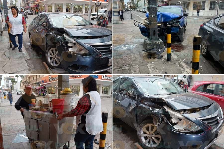 choque hoy en crucero del centro de tampico