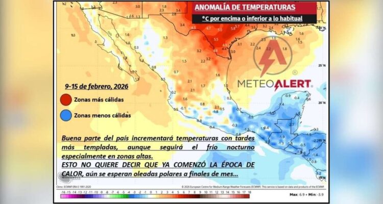 clima febrero México