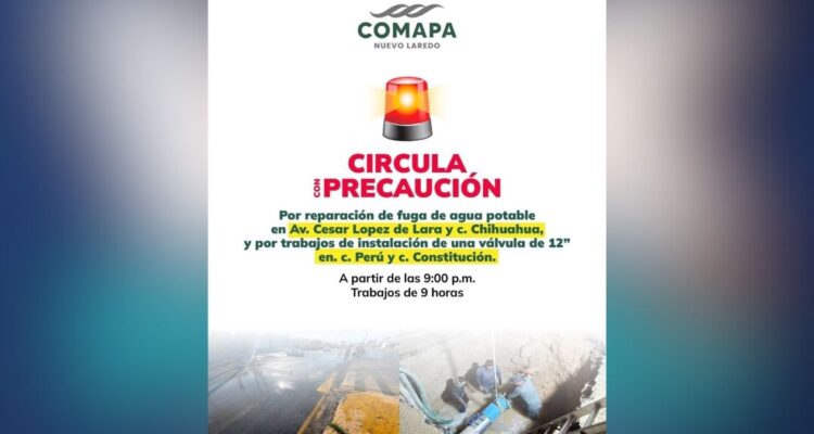 corte de agua Nuevo Laredo febrero