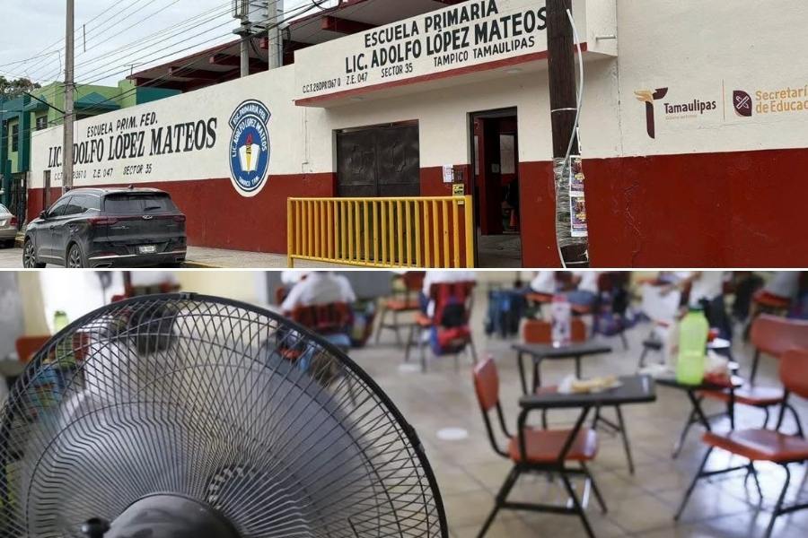 fallas eléctricas aulas Tampico
