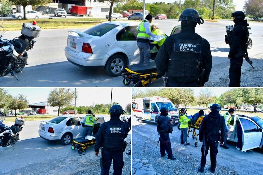 Guardia Estatal ayuda en parto en Victoria