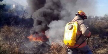_incendio baldío Escobedo
