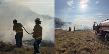 _incendio en el Ejido el Poblado de Linares