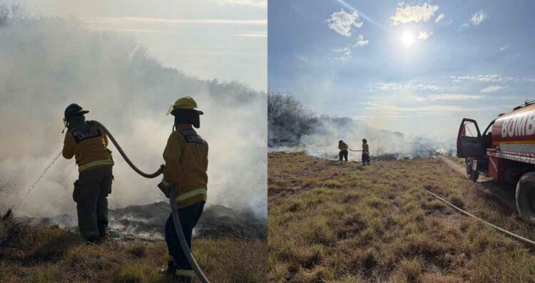_incendio en el Ejido el Poblado de Linares