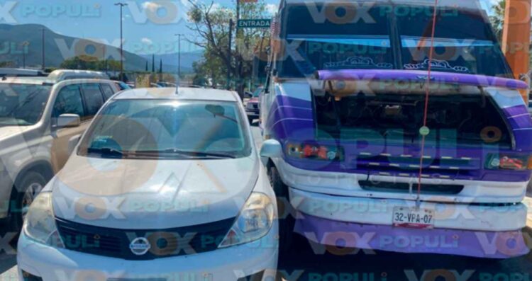 conductores protagonizan choque Victoria