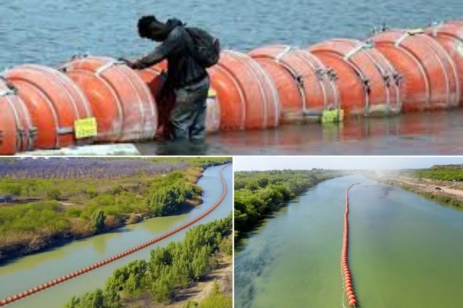 muro flotante río Bravo 2026