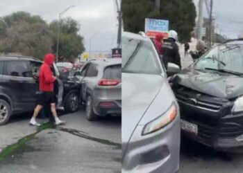 ocasiona choque en Matamoros