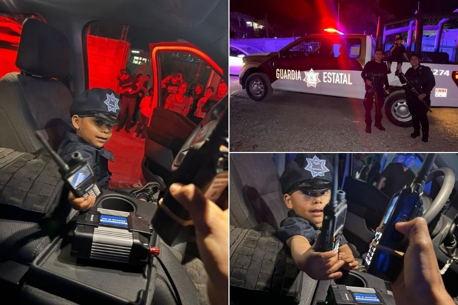 policía de la Guardia Estatal por un día