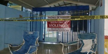 protesta escuela primera en Victoria