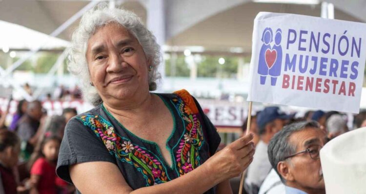 registran Pensión Mujeres Bienestar