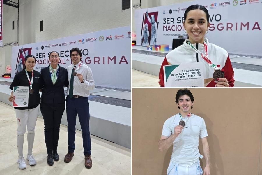 UAT en Nacional de Esgrima destaca con jóvenes talentos