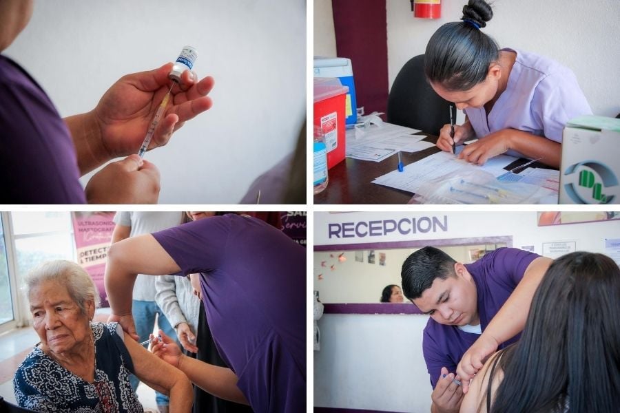 vacuna contra el sarampión DIF Victoria