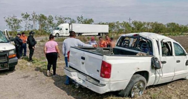 volcadura San Fernando a Reynosa