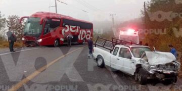 ¿Qué se sabe del fuerte choque entre camioneta y autobús que dejó un lesionado en Llera, Tamaulipas?