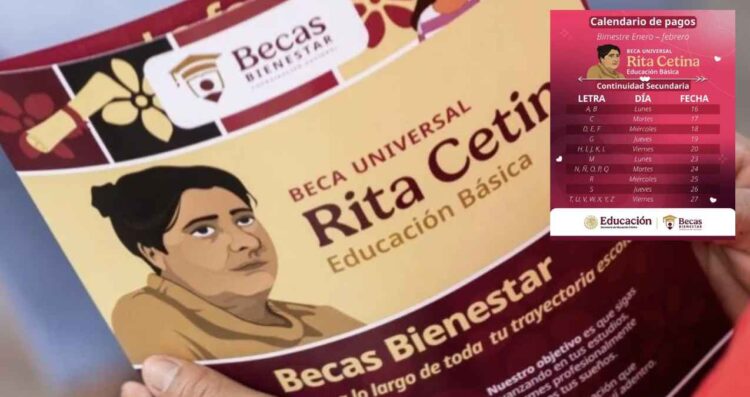¿Quiénes reciben pago de la Beca Rita Cetina 2026 HOY 19 de febrero?