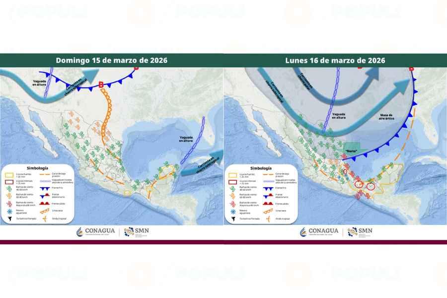 ¿Cómo afectará el frente frío 41 en México y a partir de cuándo?