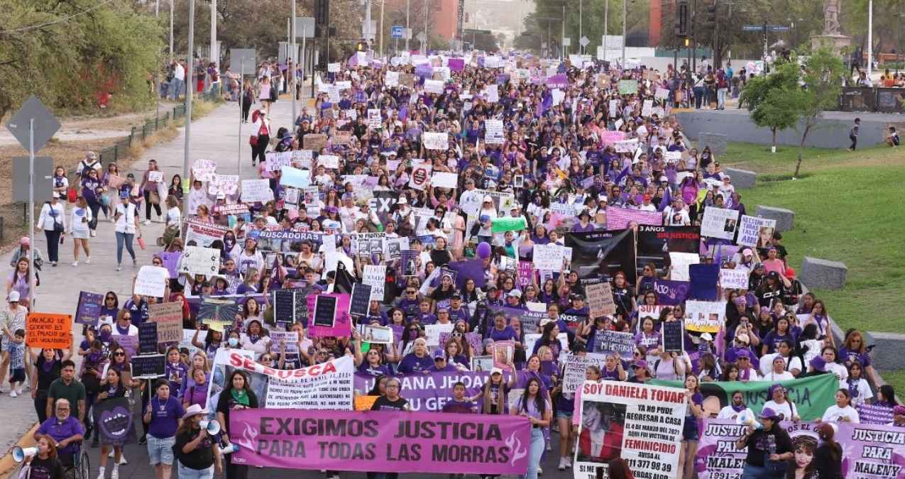 ¿Qué calles estarán cerradas por la marcha del 8M en Monterrey?