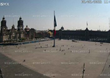 8M 2026 Así luce el Zócalo en la CDMX por la marcha por el Día Internacional de la Mujer