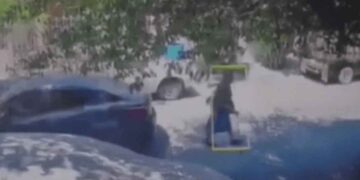 Abuelita arrollada en Santa Catarina