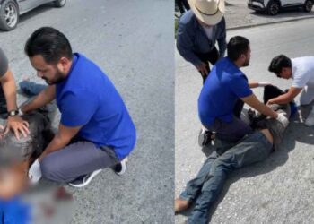 Abuelito embestido por Jeep en Matamoros