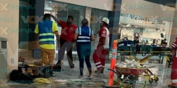 Accidente en Plaza Cristal