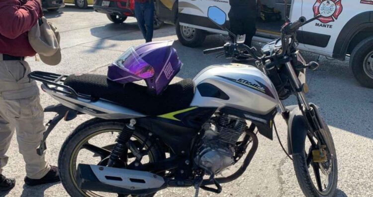 Accidente herido en El Mante