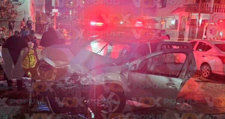 Accidente múltiple en Madero