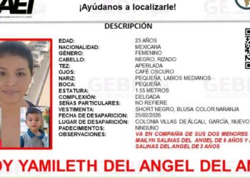 Activan búsqueda por joven desaparecida junto a sus dos hijos en García, Nuevo León