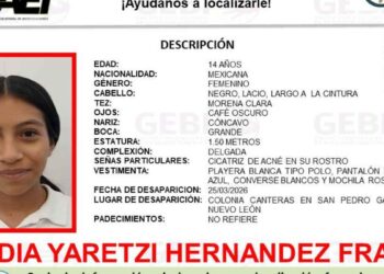Adolescente desaparece cuando se dirigía a la secundaria en San Pedro, Nuevo León