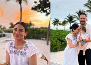 Ana Brenda Contreras comparte tiernas fotos de su familia desde la playa