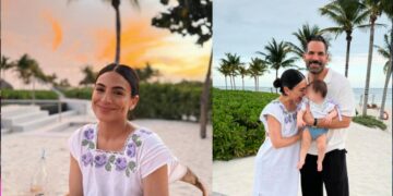 Ana Brenda Contreras comparte tiernas fotos de su familia desde la playa