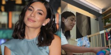 Ana Brenda Contreras comparte tierno momento cantando con su bebé Aria