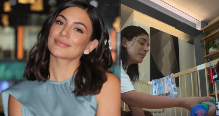 Ana Brenda Contreras comparte tierno momento cantando con su bebé Aria