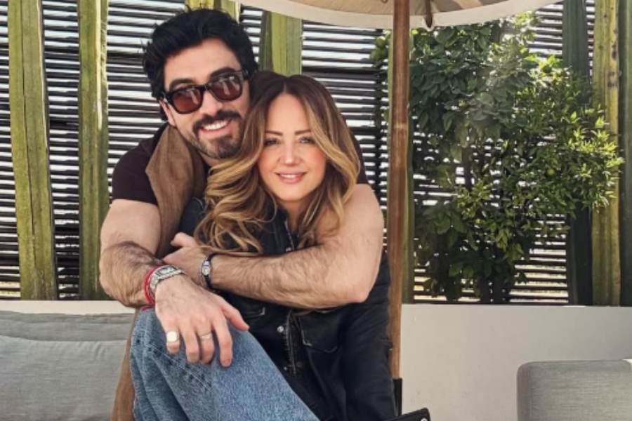 Andrea Legarreta y Luis Carlos Origel reafirman su amor en redes sociales