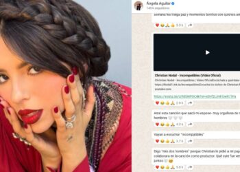 Ángela Aguilar revela que la nueva canción de Christian Nodal fue producida por Pepe Aguilar
