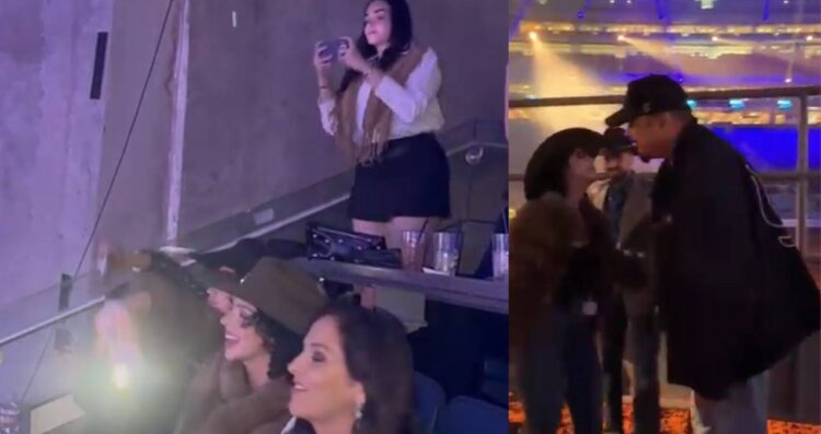 Ángela Aguilar se emociona al ver a Pepe Aguilar en el Rodeo Houston