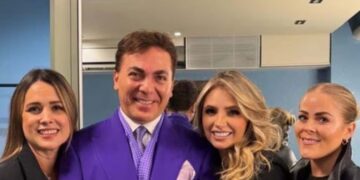 Angélica Rivera comparte fotografía con Cristian Castro en el Auditorio Nacional