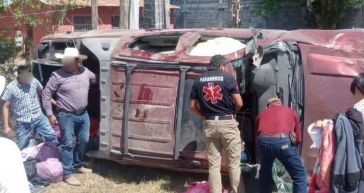 mujeres heridas volcadura carretera Ribereña