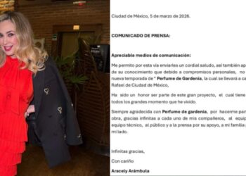 Aracely Arámbula se despide por ahora de Perfume de Gardenias